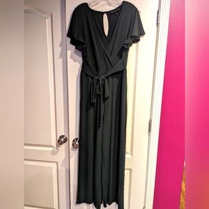 New Lane Bryant Dark Green Jumpsuit - Size 14/16